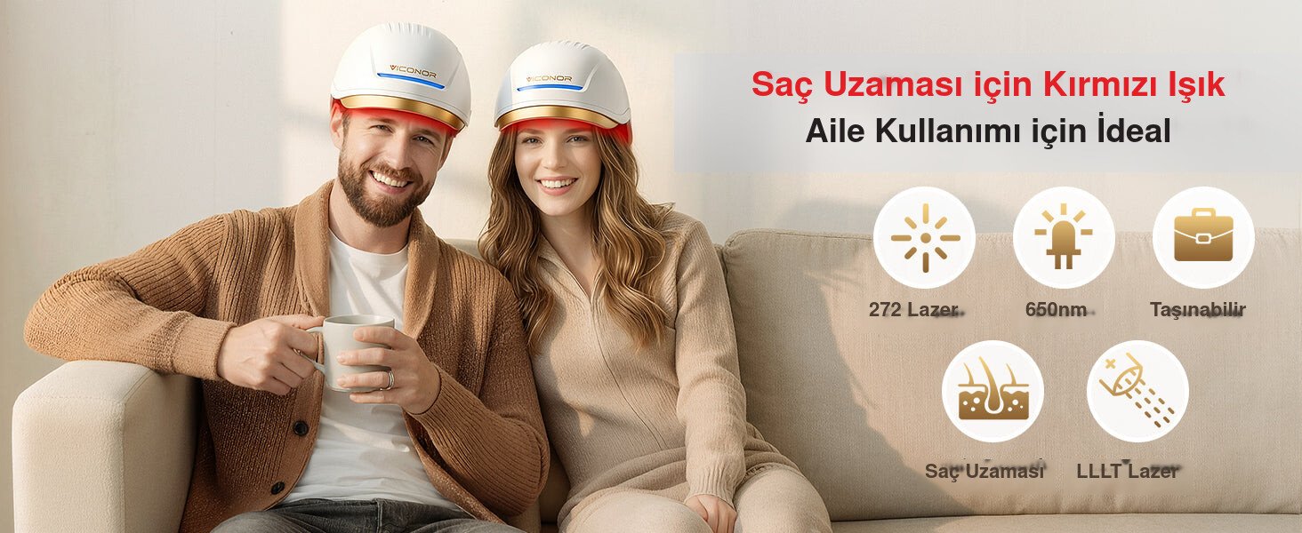 Saç Uzaması için Kırmızı Işık — Aile Boyu Kullanım